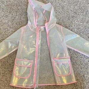 Cat & Jack Glitter Rain Coat - 2T